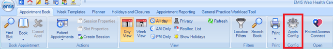 Appts Config