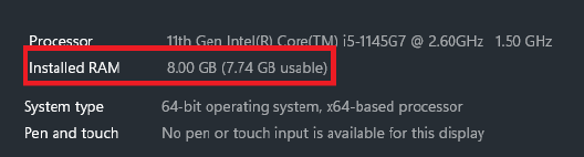 Device Spec