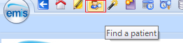 Find a patient icon