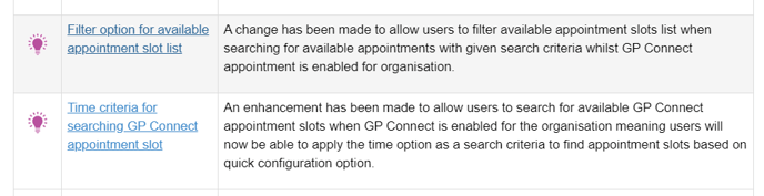 GP Connect Enhancements