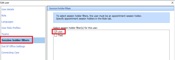 GP LIVI Session Holder