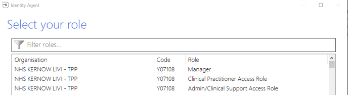 Smartcard Roles
