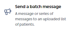 send a batch message